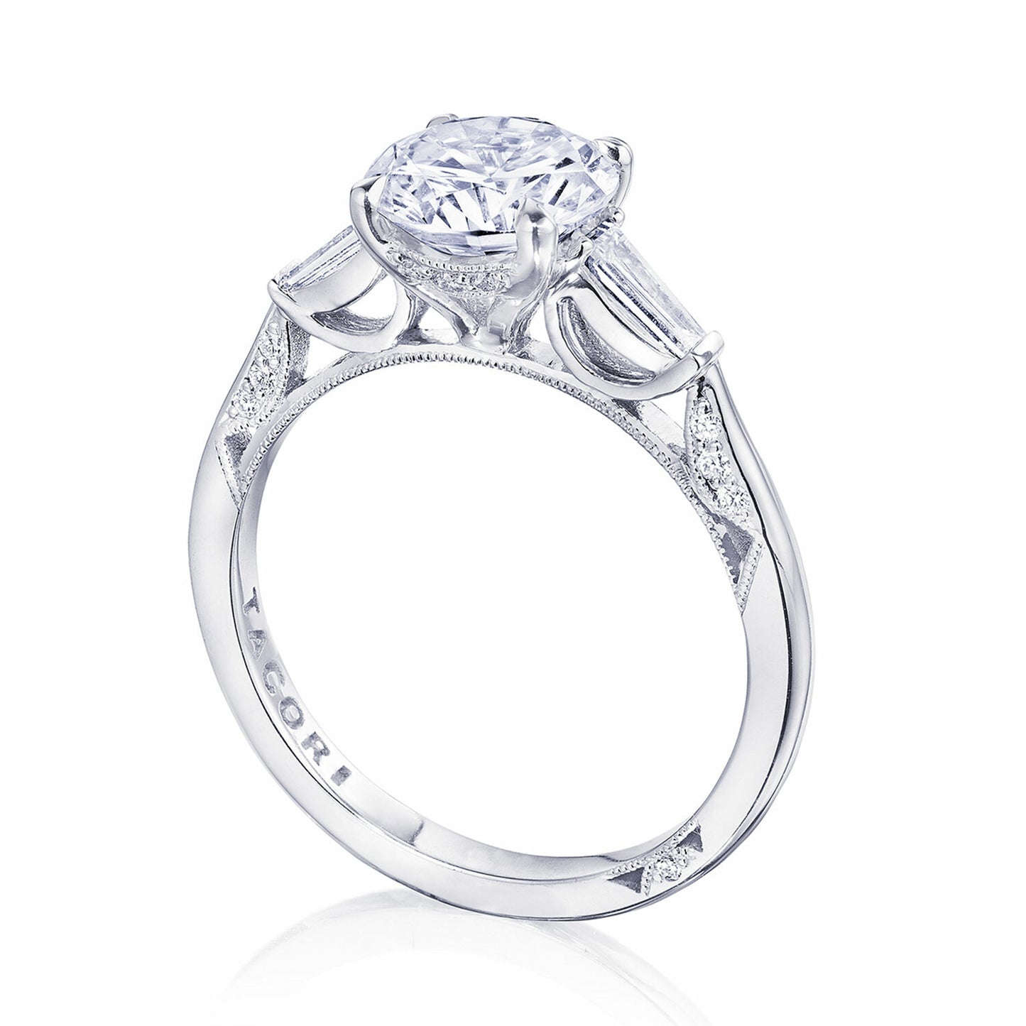 Tacori Simply TACORI Round 3-Stone Engagement Ring