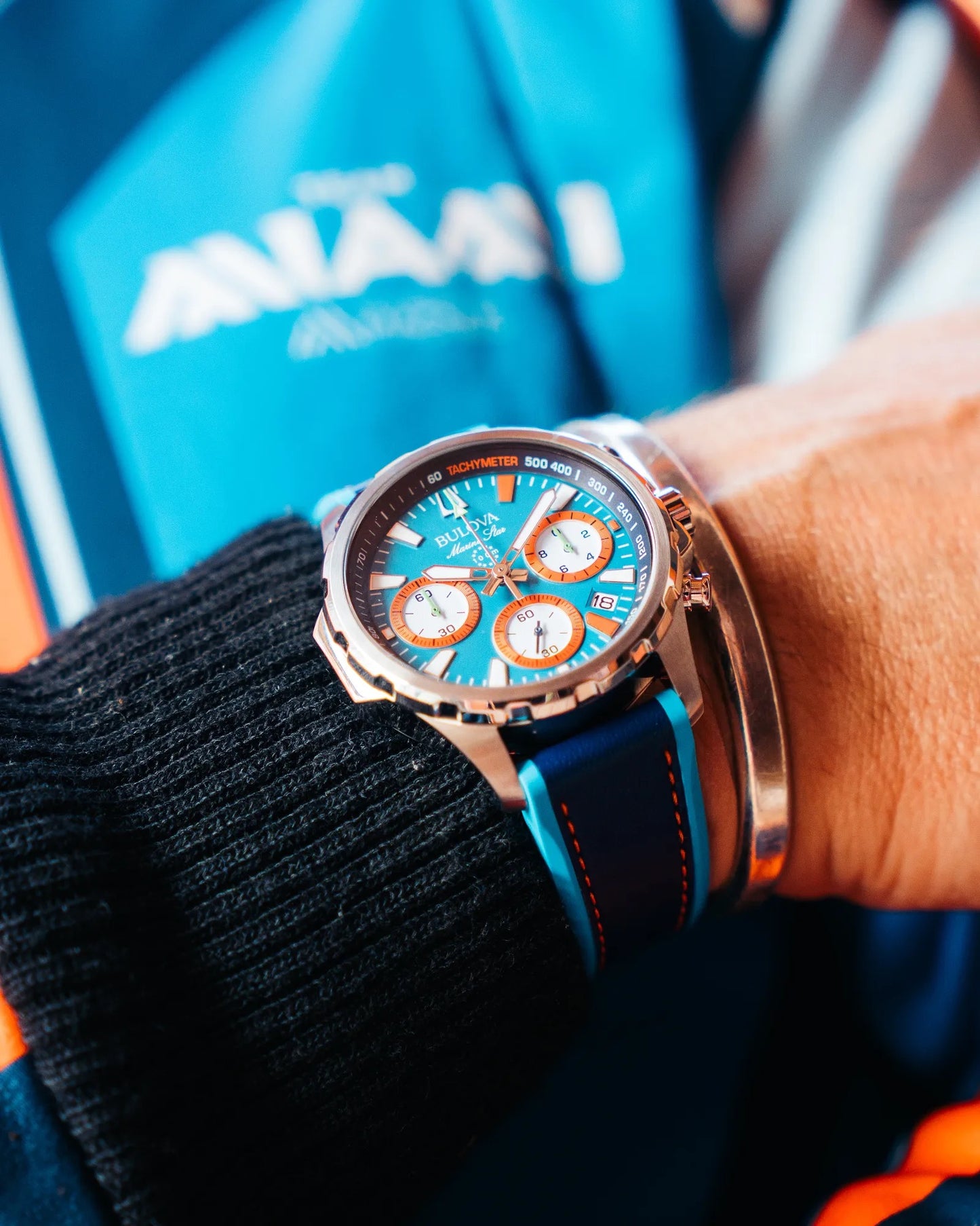 Bulova E1 Team Miami Marine Star Watch