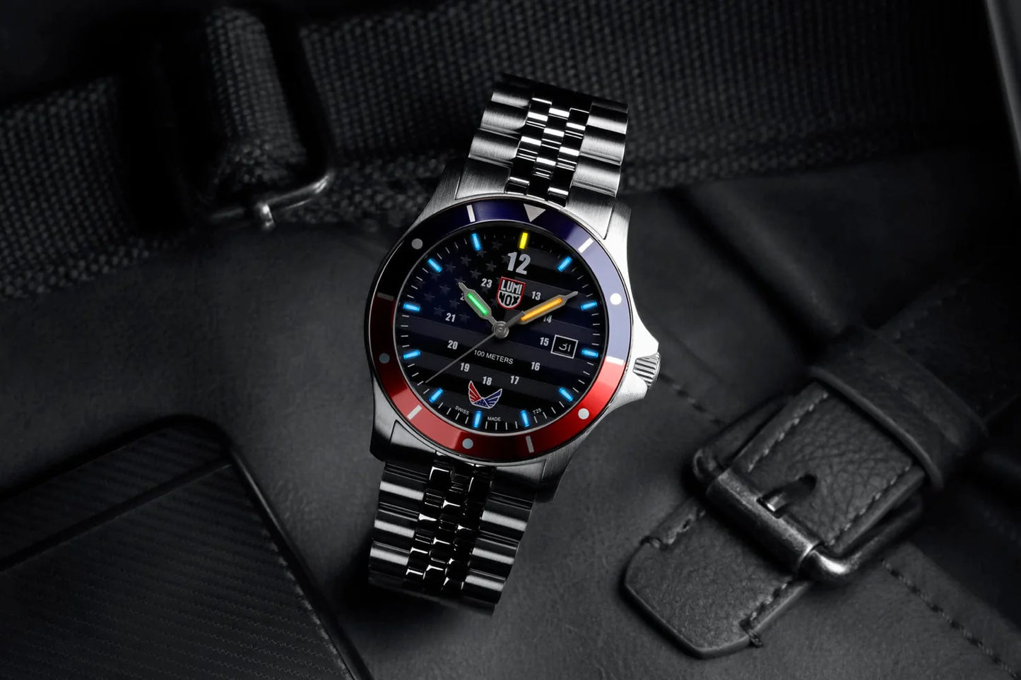 Luminox VOLITION AMERICA 'Minuteman', Dress Watch, 42 mm