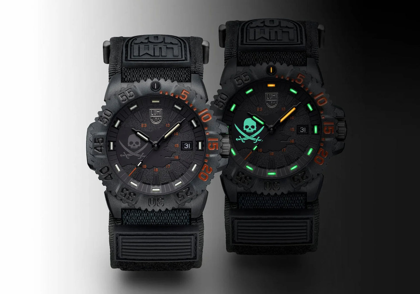Luminox Navy SEAL 3050 Dive Watch, 44 mm, Pirate Watch Limited Edition