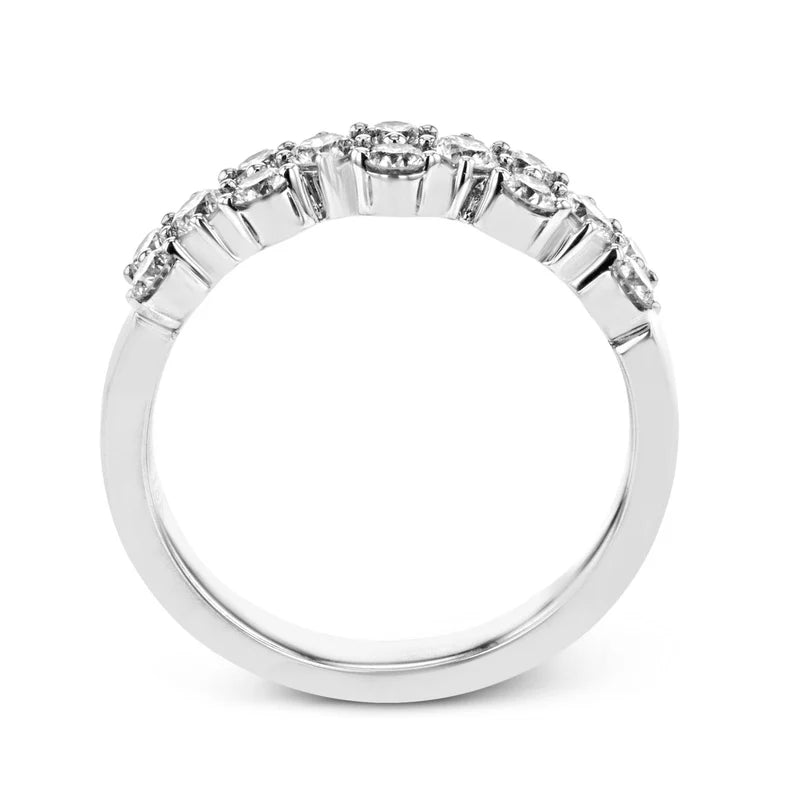 Simon G., Anniversary Diamond Band in 14K White Gold