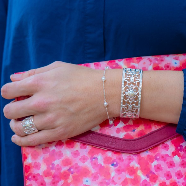 Southern Gates 925 Sterling Margaret Cuff