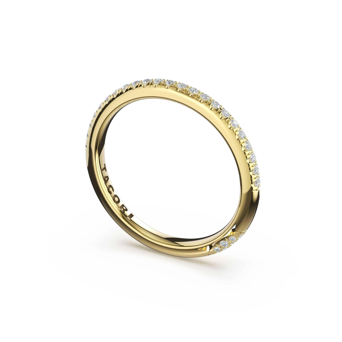 Tacori Pavé 14K Yellow Gold Diamond Wedding Band