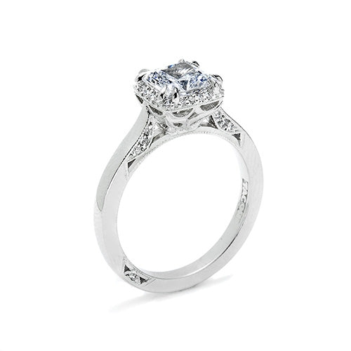 Tacori Dantela 18K White Gold Engagement Ring