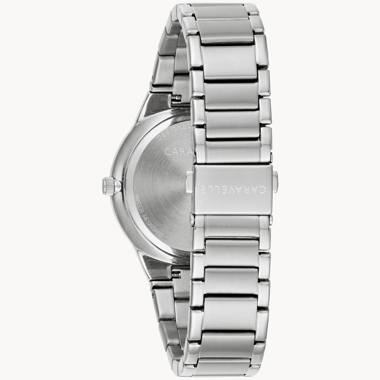 Caravelle Blue Dial Stainless Steel Bracelet Box Set