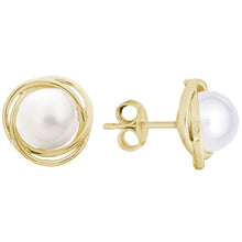 Artistry 14KY Freshwater Pearl Twist Studs