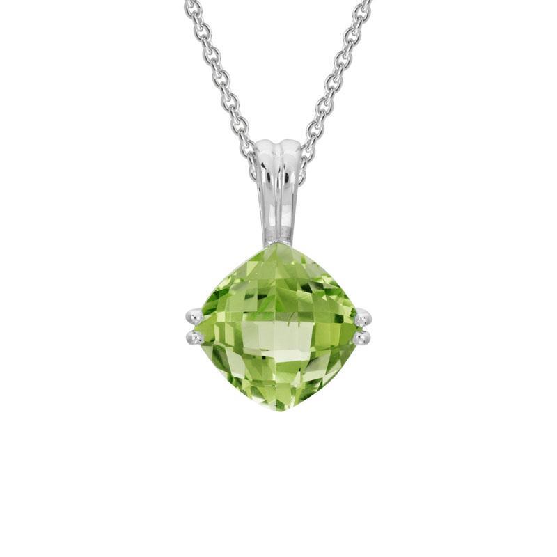 Artistry 14KW Peridot Drop Pendant