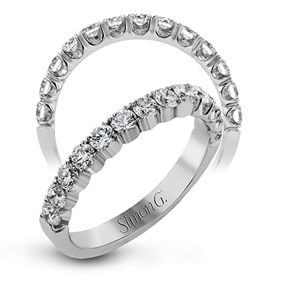 Simon G. 18K White Gold Diamond Band