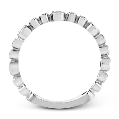 Simon G. 18K White Gold Diamond Band