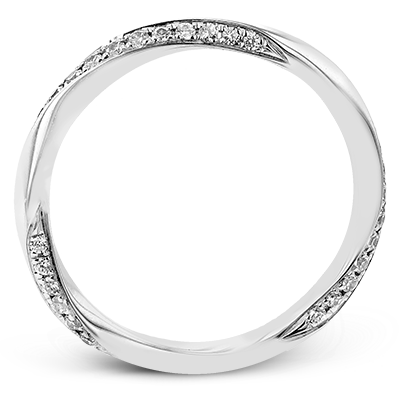 Simon G. 18K White Gold Diamond Band