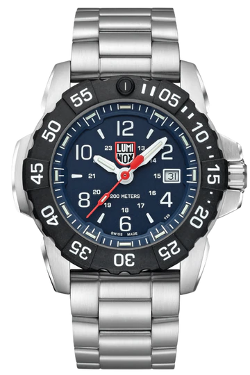 Luminox Navy Seal Blue Dial Stainless Steel 45mm Diver Watch