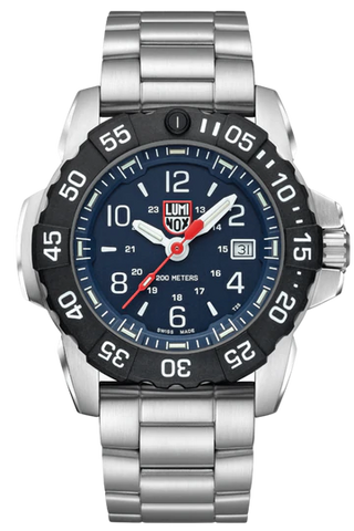 Luminox Navy Seal Blue Dial Stainless Steel 45mm Diver Watch