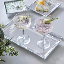 Mariposa Pearl Drop Long Rectangular Tray
