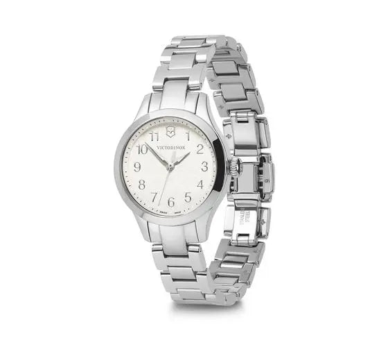 Victorinox Alliance XS Stainless Steel White Dial 28mm Ladies Watch