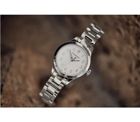 Victorinox Alliance XS Stainless Steel White Dial 28mm Ladies Watch