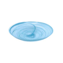 Mariposa Alabaster Aqua Serving Bowl