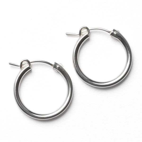 Southern Gates 925 Sterling Round Hoop Earring (18mm)