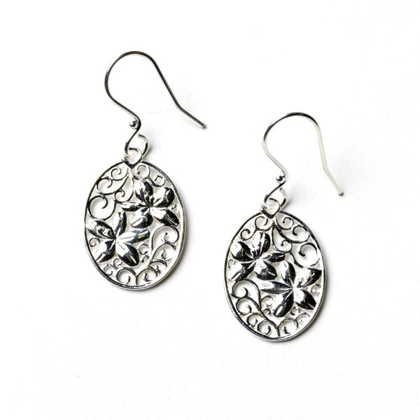 Southern Gates Sterling Silver Azalea Earring