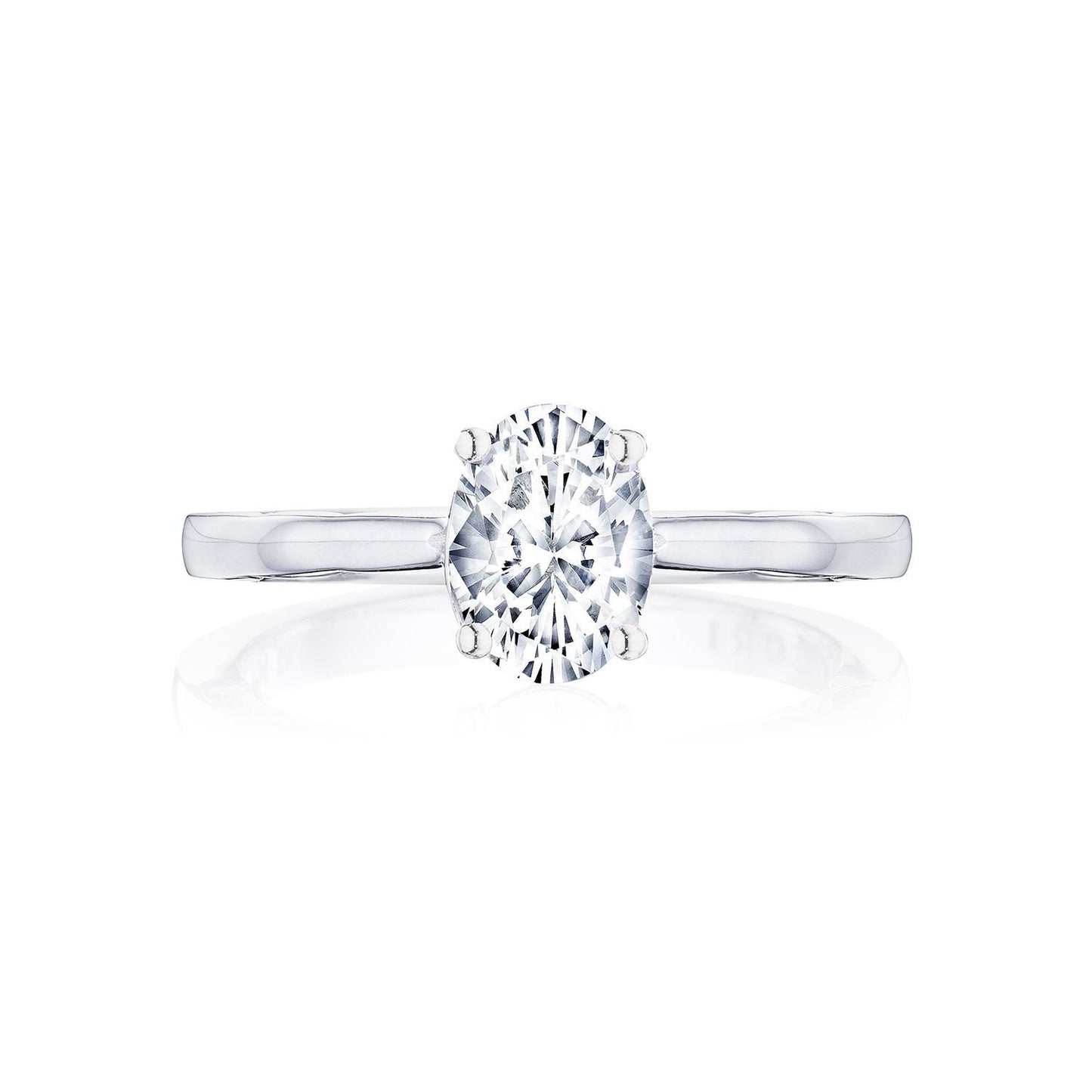 Tacori Coastal Crescent 14K White Gold Engagement Ring