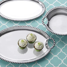 Mariposa Pearled Oval Platter