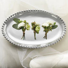 Mariposa Pearled Oval Platter