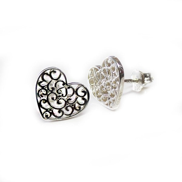 Southern Gates Heart Stud Earrings