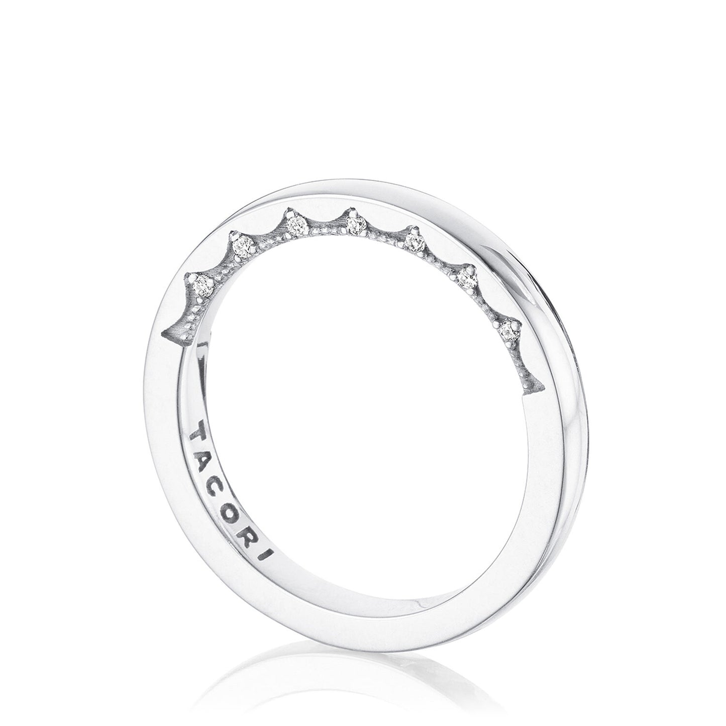 Tacori Coastal Crescent 14KW Diamond Band