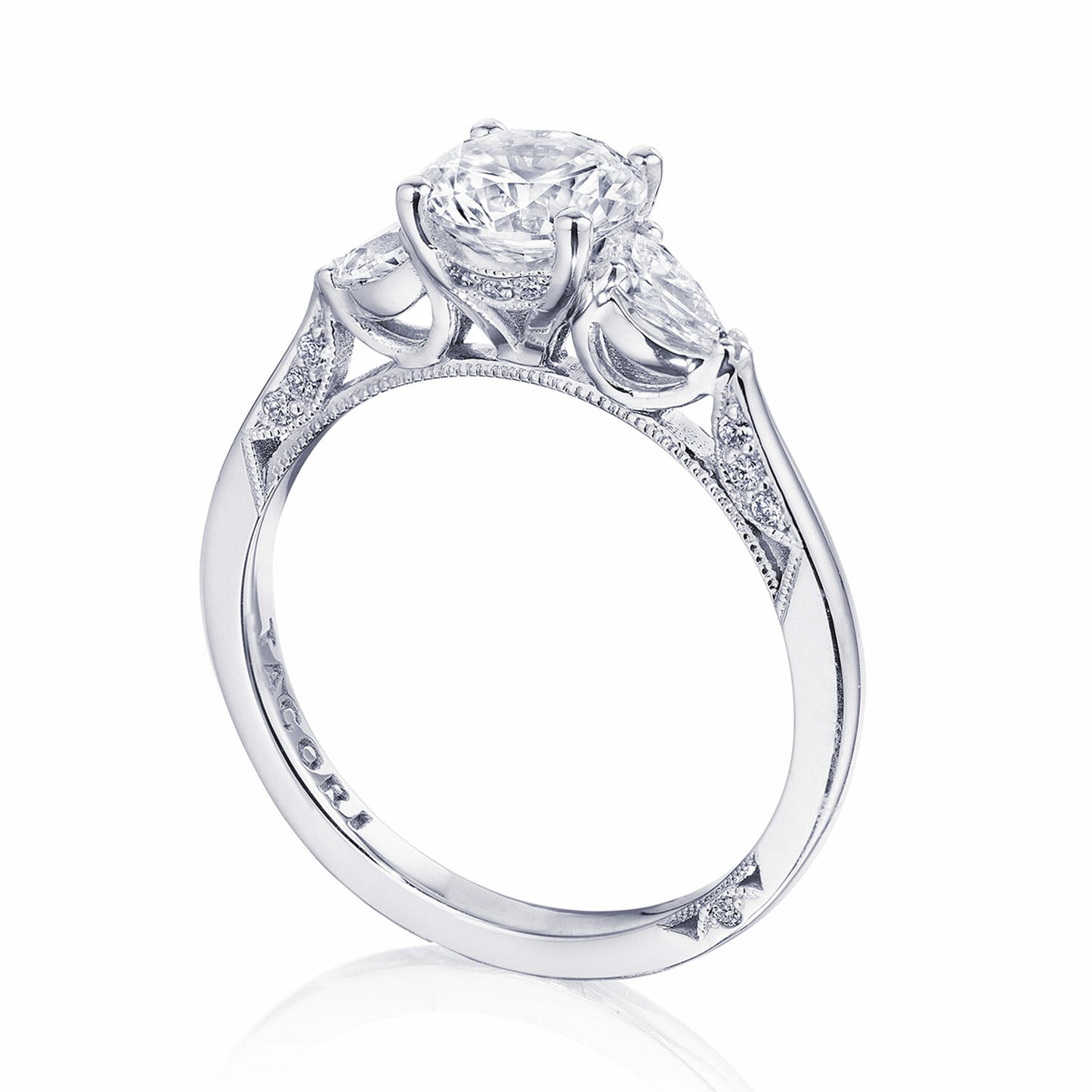 Tacori Simply TACORI Round 3-Stone Engagement Ring