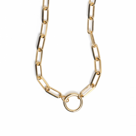 Southern Gates Palmer Gold Plated Necklace 17"