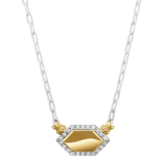 VAHAN 14K Gold and Sterling Silver Necklace
