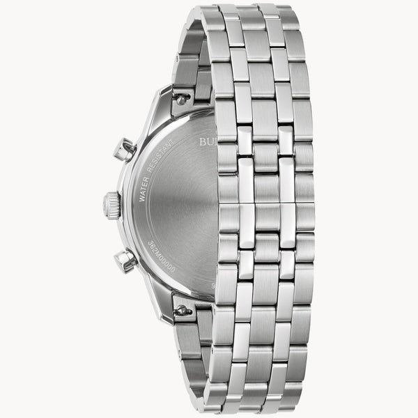 Bulova Sutton Silver-Tone Dial Stainless Steel Watch