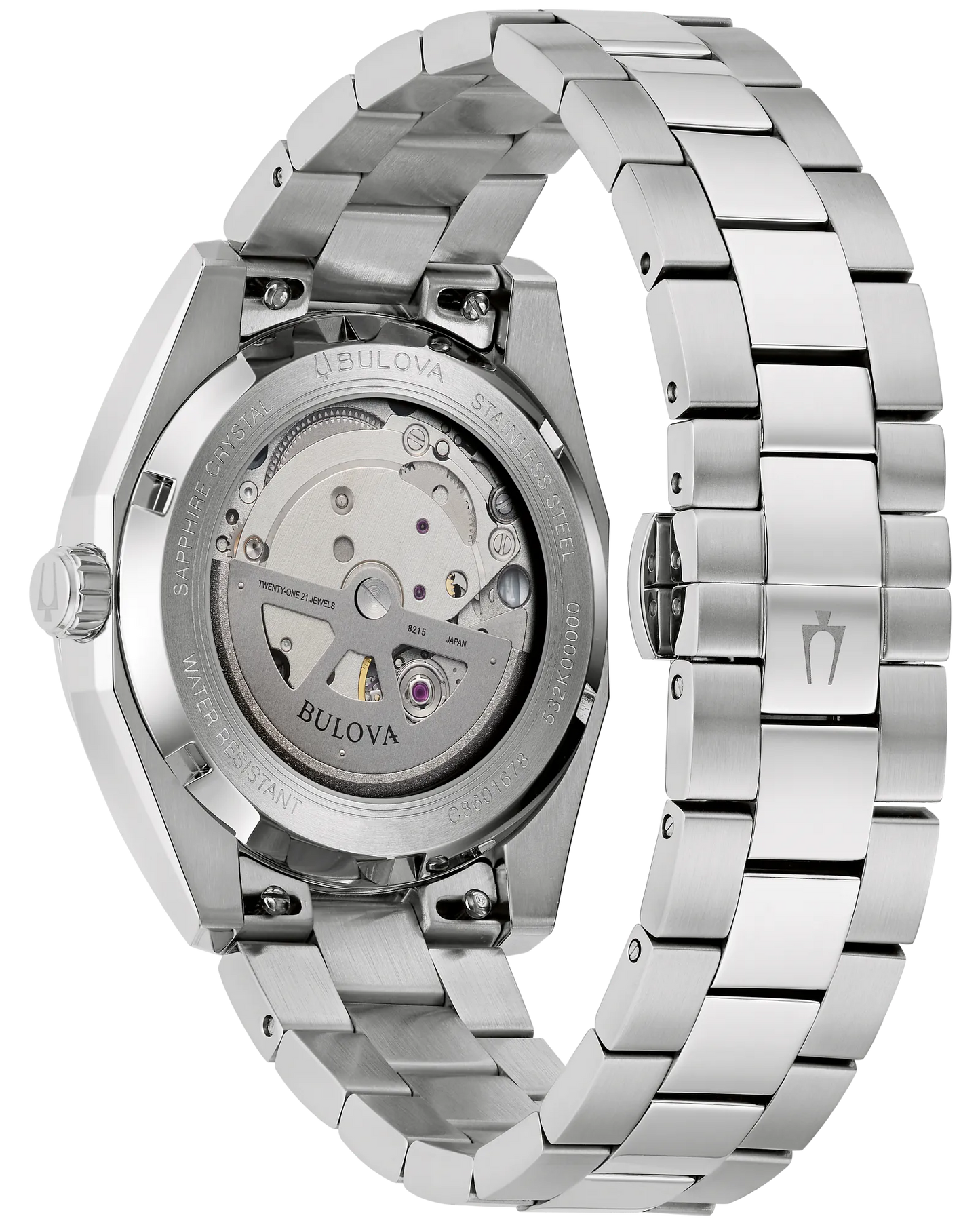 Bulova Green Dial Stainless Steel Bracelet  Men's Surveyor