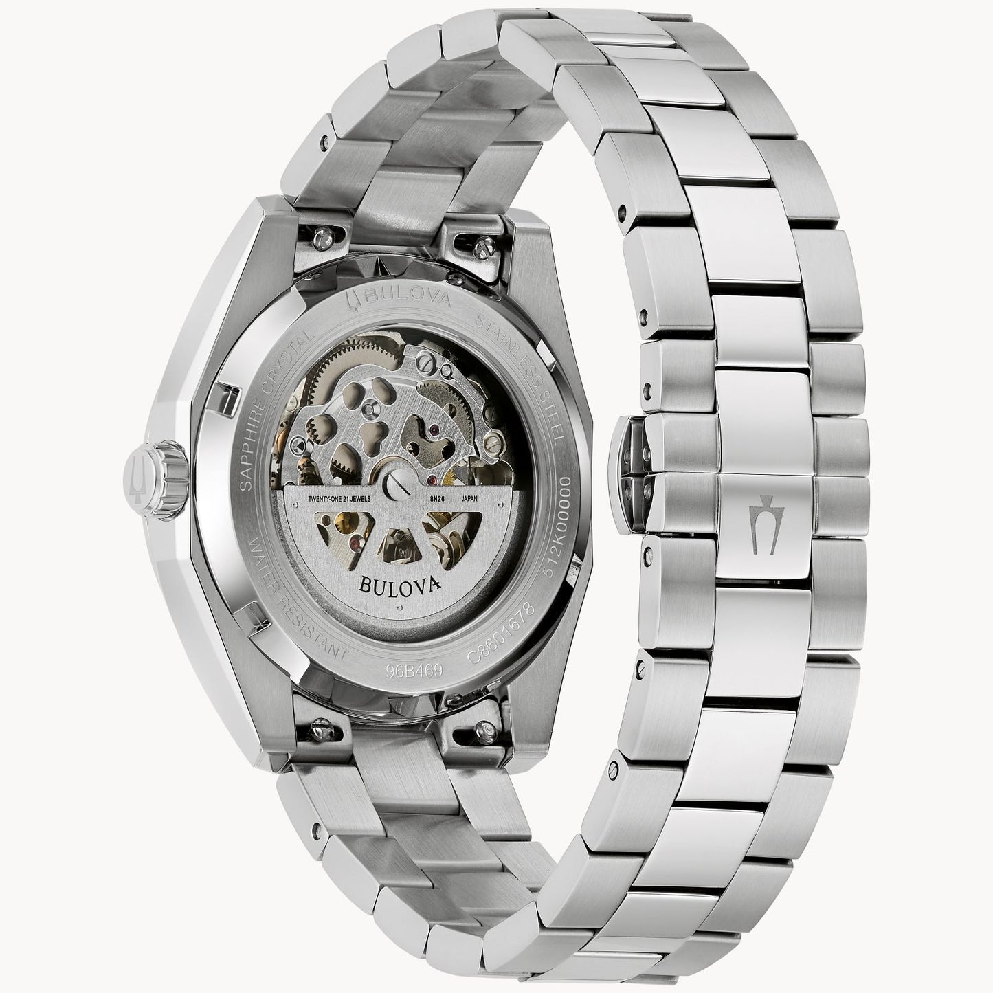 Bulova Surveyor Automatic Watch with a Light Blue Dial