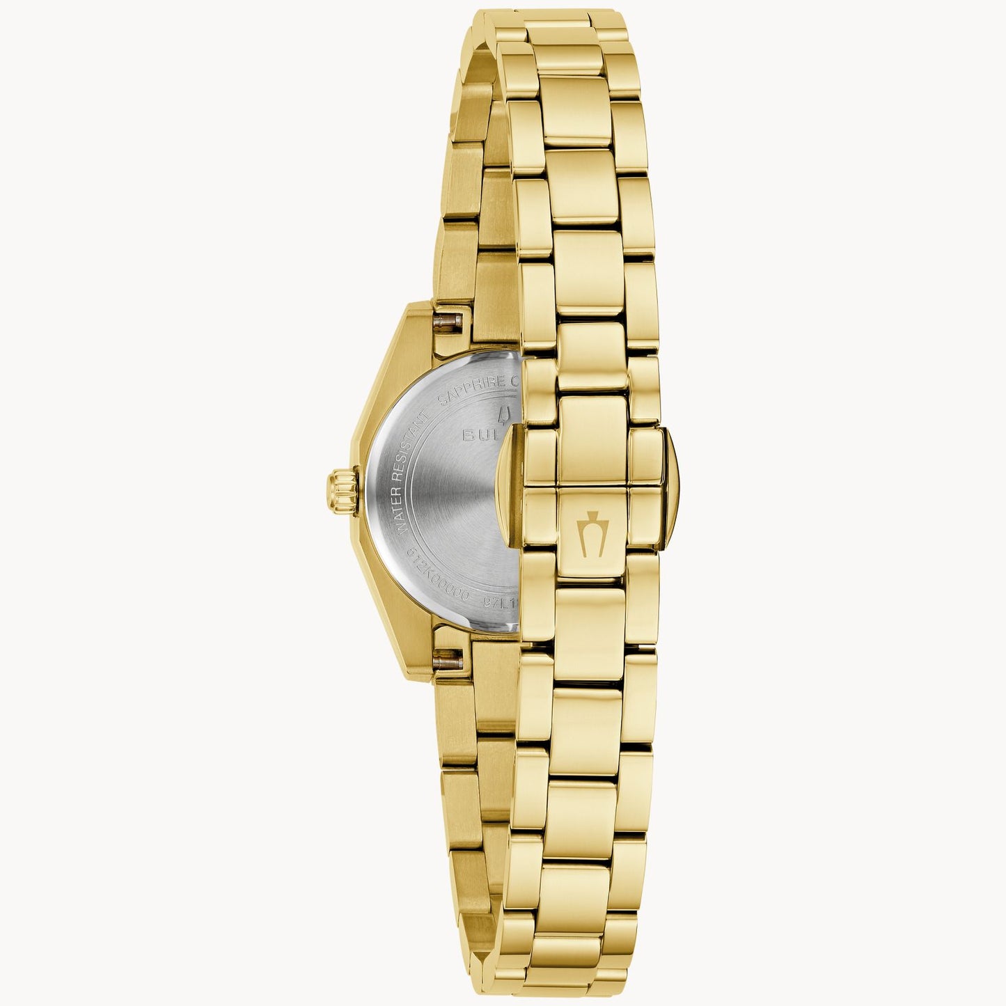 Bulova Surveyor with a PInk Dial with a Gold Tone Bracelet