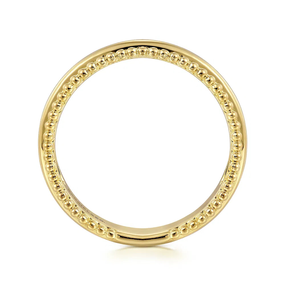 Gabriel & Co., 14K Yellow Gold Bujukan Stackable Ring