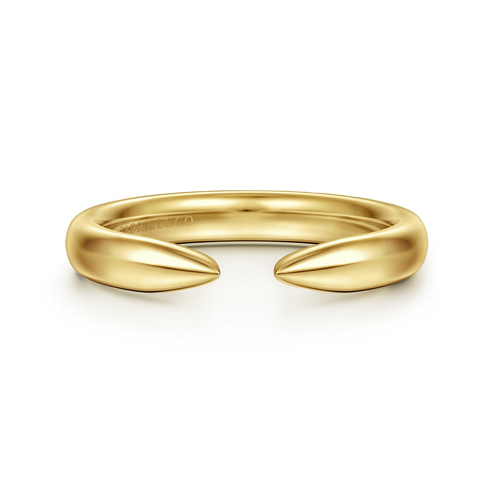 Gabriel & Co., 14K Yellow Gold Open Band