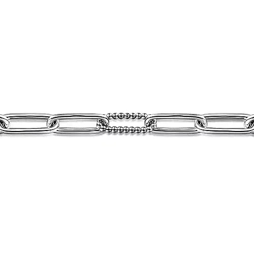 Gabriel & Co., 925 Sterling Silver Bujukan Link Chain Bracelet