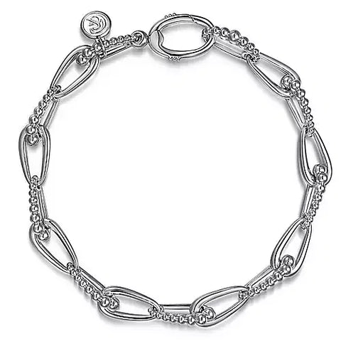 Gabriel & Co., 925 Sterling Silver Bujukan Link Chain Bracelet