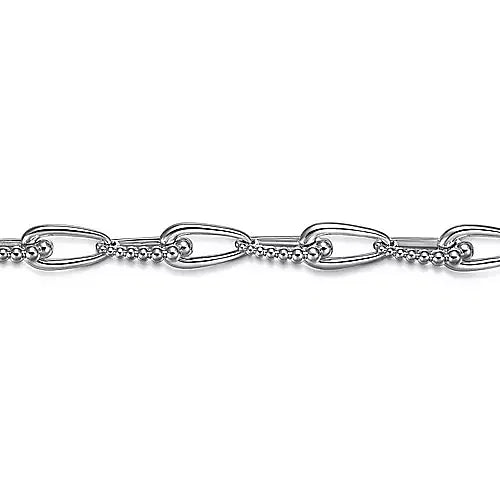 Gabriel & Co., 925 Sterling Silver Bujukan Link Chain Bracelet
