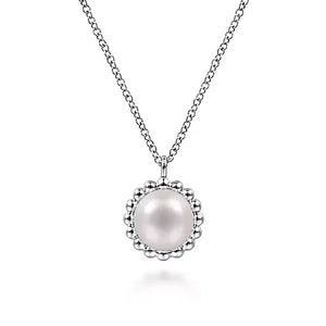Gabriel & Co., 925 Sterling Silver Bujukan Pearl Pendant Necklace