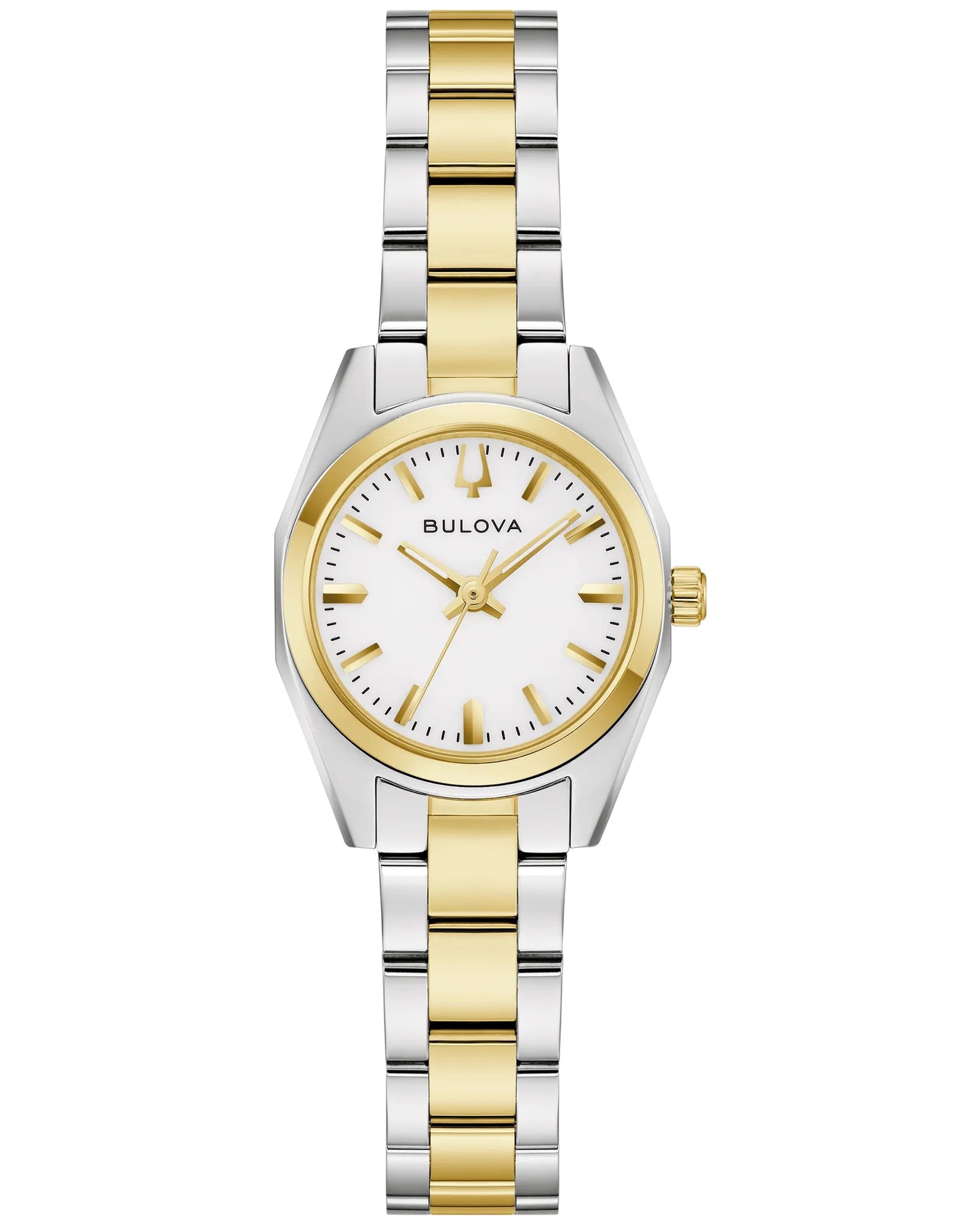Bulova Surveyor White Dial Stainless Steel Bracelet