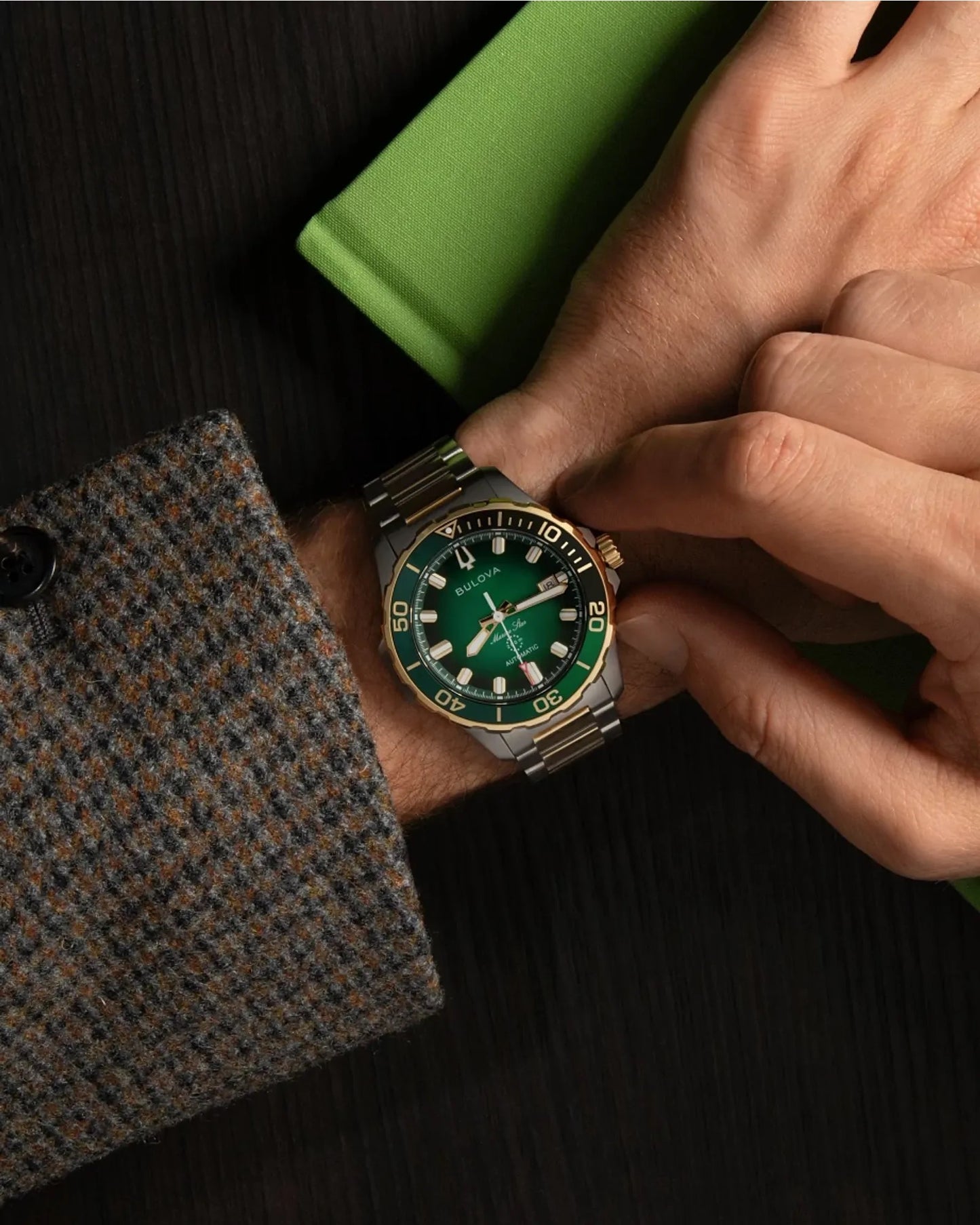Bulova Marine Star SERIES B Green Dial