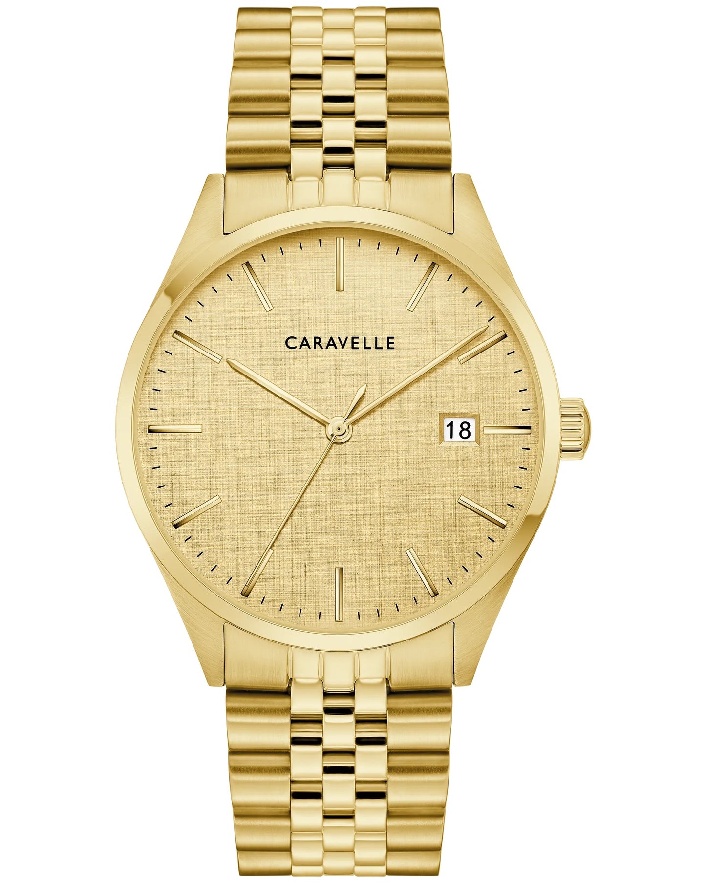 Caravelle Gold Tone Men's Classic Watch by Bulova