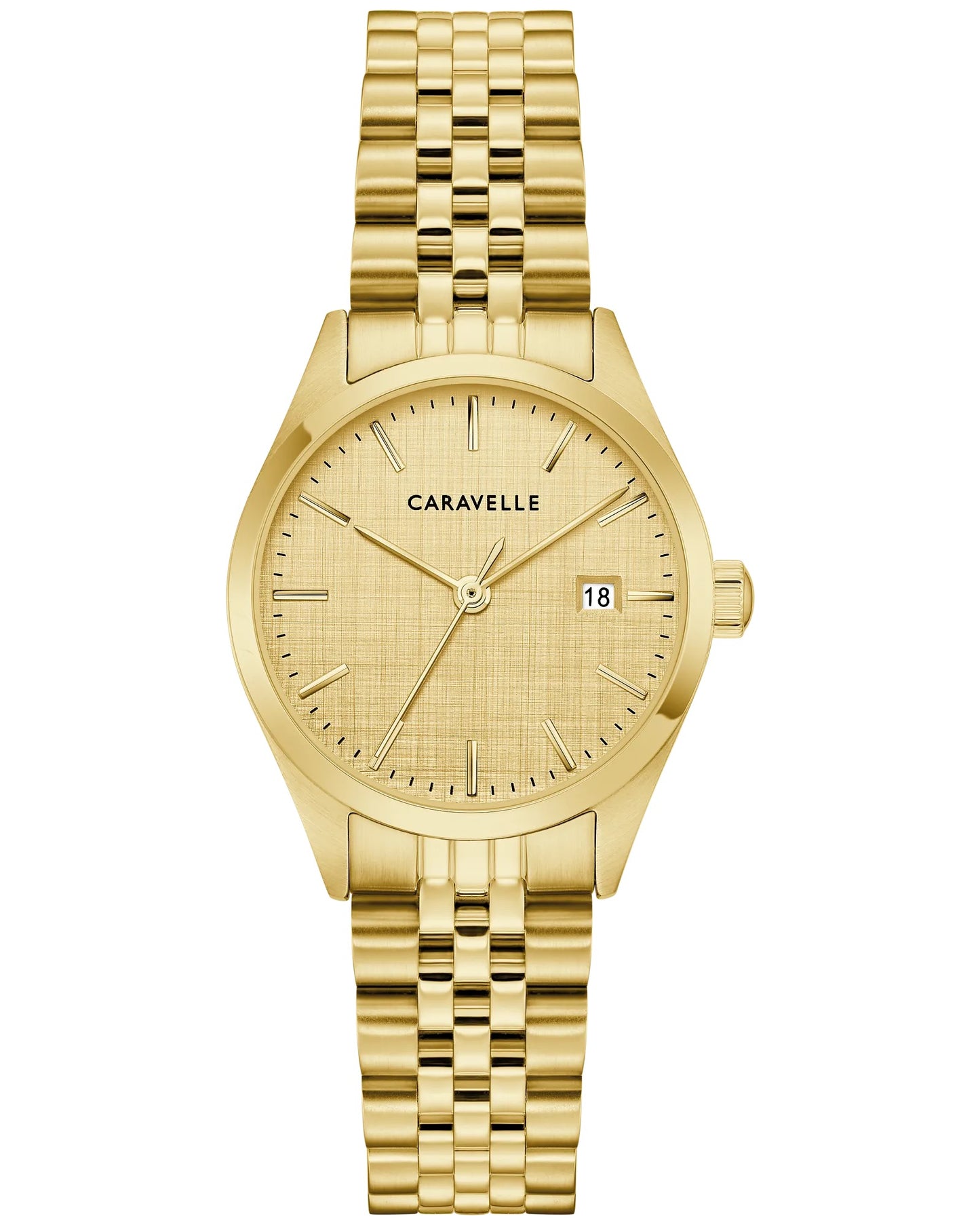 Caravelle Ladies Classic Gold Tone Watch by Bulova