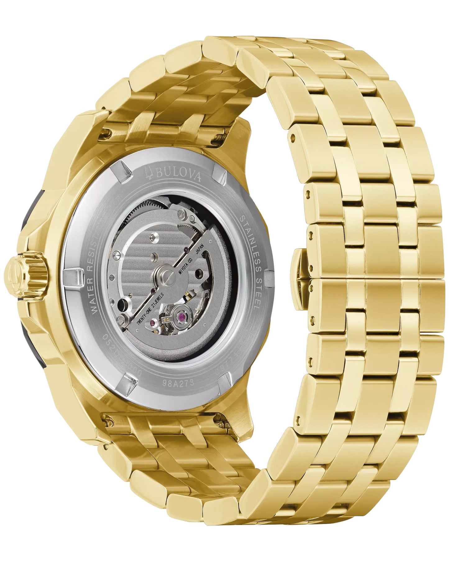 Bulova Mens Gold Tone Marine Star Series A Watch