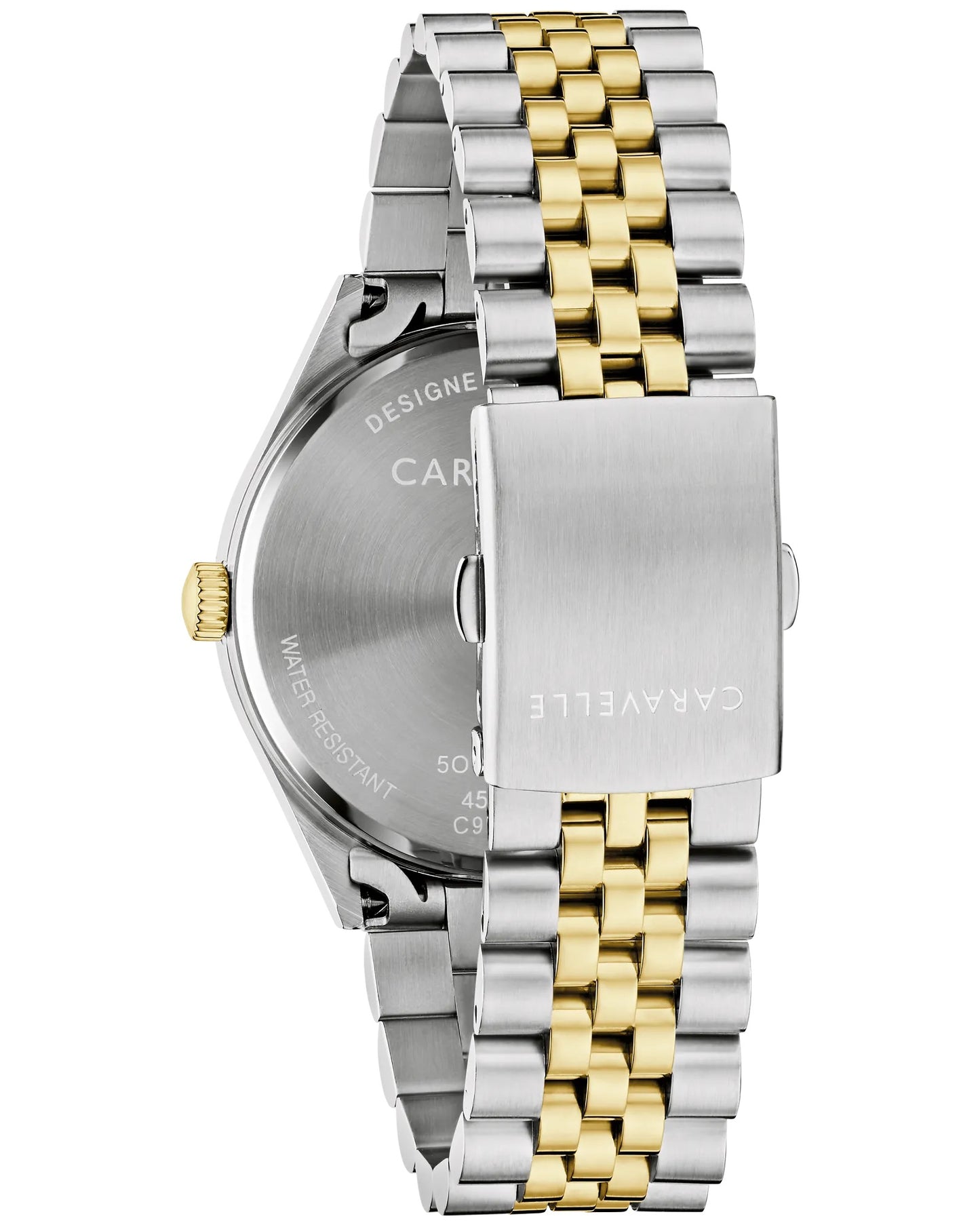 Caravelle Mens Classic Two Tone Watch by Bulova