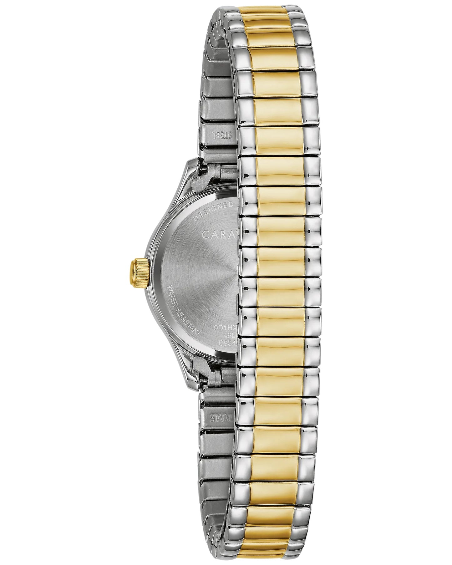 Caravelle Womens Two Tone Watch by Bulova