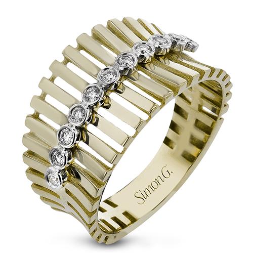 Simon G., 18K Yellow and White Gold Diamond Ring