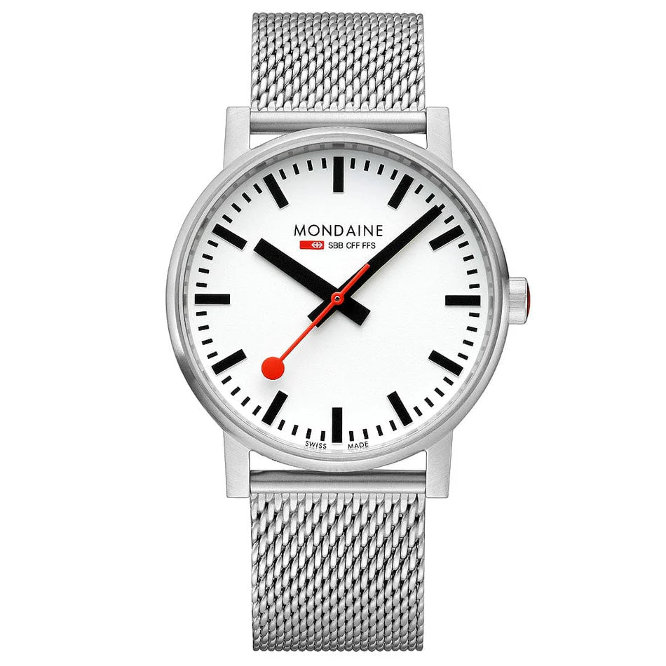 Mondaine EVO2 STAINLESS STEEL, 43 MM