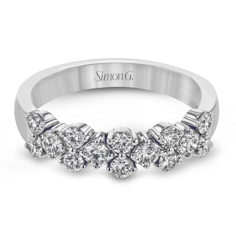 Simon G., Anniversary Diamond Band in 14K White Gold